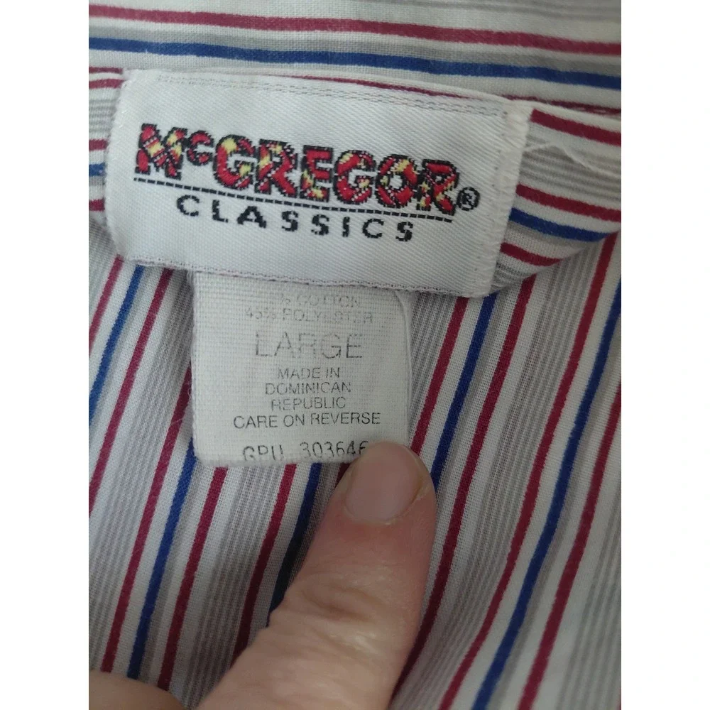 Mens Vintage Pajama Set McGregor Classics Sz L Grandpa Old Money Lounge Wear